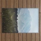 Epic Forest Mountain Adventure - Mount Rainier National Park Outdoor Rug Gallery Image 1
