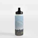 Epic Forest Mountain Adventure - Mount Rainier National Park Water Bottle Gallery Image 2