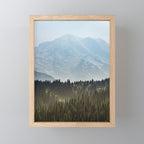 Epic Forest Mountain Adventure - Mount Rainier National Park Mini Art Print Gallery Image 1