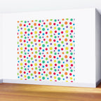 Rainbow Polka Dot Party Wall Mural Gallery Image 2