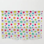 Rainbow Polka Dot Party Wall Hanging Gallery Image 1