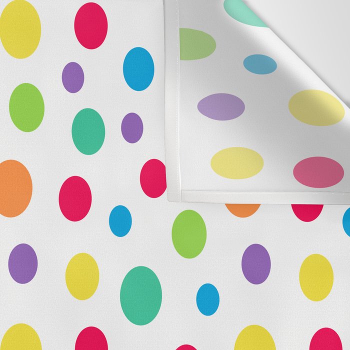 Rainbow Polka Dot Party Wall Tapestry Gallery Image 3