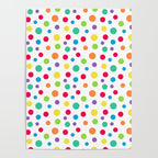 Rainbow Polka Dot Party Poster Gallery Image 4