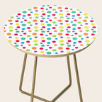 Rainbow Polka Dot Party Side Table Gallery Image 2