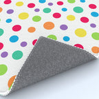 Rainbow Polka Dot Party Rug Gallery Image 4