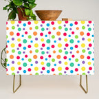 Rainbow Polka Dot Party Credenza Gallery Image 1