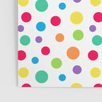 Rainbow Polka Dot Party Poster Gallery Image 3