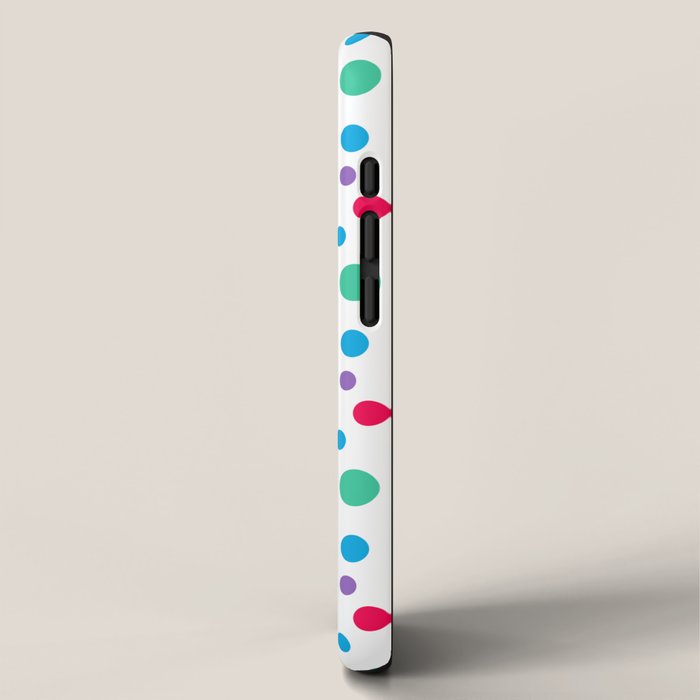 Rainbow Polka Dot Party iPhone Case Gallery Image 2