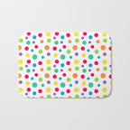 Rainbow Polka Dot Party Bath Mat Gallery Image 1