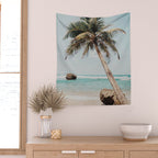 a palm tree ii Wall Tapestry Gallery Image 2