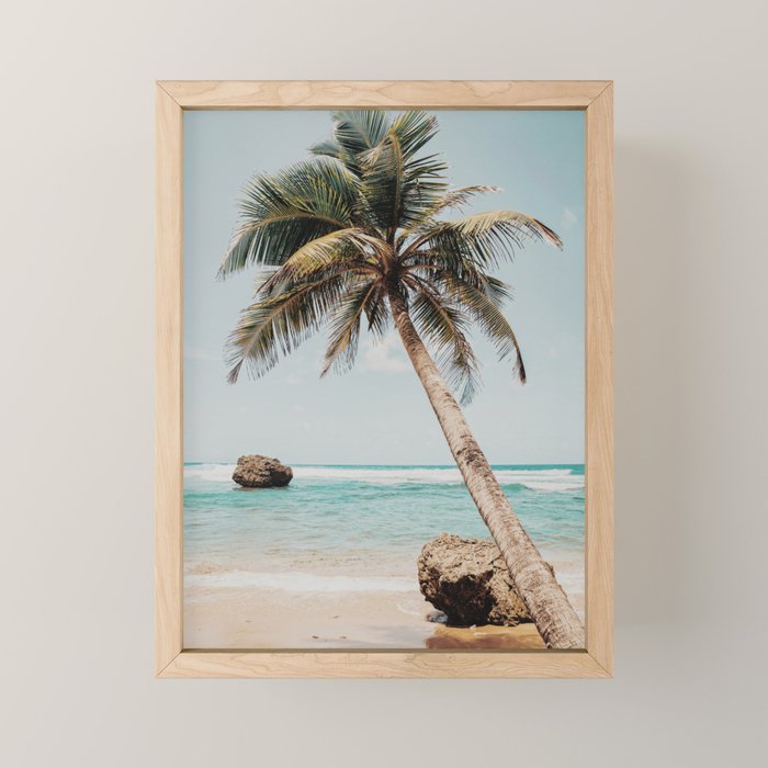 a palm tree ii Mini Art Print Gallery Image 1