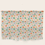 Retro christmas star shape art pattern Wall Hanging Gallery Image 1