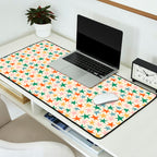 Retro christmas star shape art pattern Desk Mat Gallery Image 2