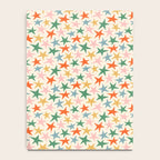 Retro christmas star shape art pattern Notebook Gallery Image 4