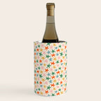 Retro christmas star shape art pattern Wine Chiller Gallery Image 2