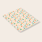 Retro christmas star shape art pattern Notebook Gallery Image 2