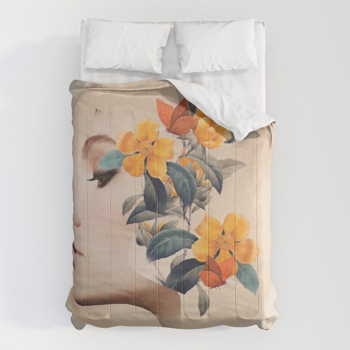 Floral Portrait 31 Comforter Gallery Image 1