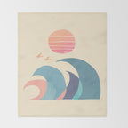 Ocean call Throw Blanket Gallery Image 2