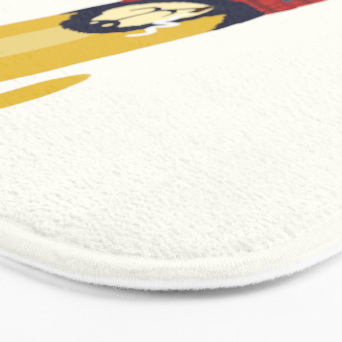 Rugged Roger - the lumberjack Bath Mat Gallery Image 3
