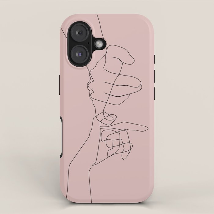 Blush Pinky iPhone Case Gallery Image 1