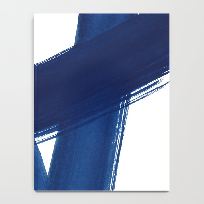 Indigo Abstract Brush Strokes | No. 4 Notebook Gallery Image 4