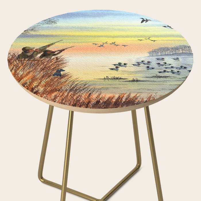 Duck Hunting With Dad For Goldeneye Side Table Gallery Image 2