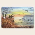 Duck Hunting With Dad For Goldeneye Cutting Board Gallery Image 1