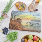 Duck Hunting With Dad For Goldeneye Cutting Board Gallery Image 2