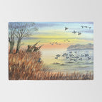 Duck Hunting With Dad For Goldeneye Rug Gallery Image 2