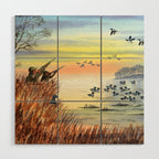 Duck Hunting With Dad For Goldeneye Wood Wall Art Gallery Image 1