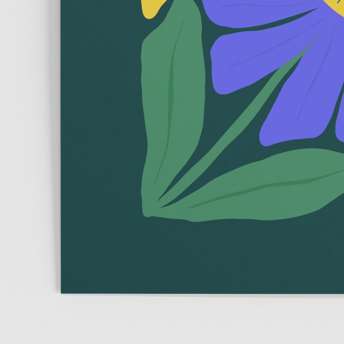 Midnight Summer: Matisse Foliage | Flower Market 001 Poster Gallery Image 3