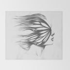 Existence of a Fading Memory Throw Blanket Gallery Image 2