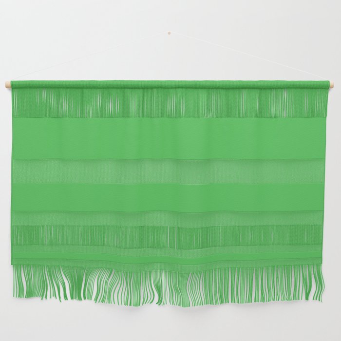 Solid Bright Kelly Green Color Wall Hanging Gallery Image 1