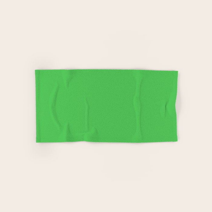 Solid Bright Kelly Green Color Towels Gallery Image 1