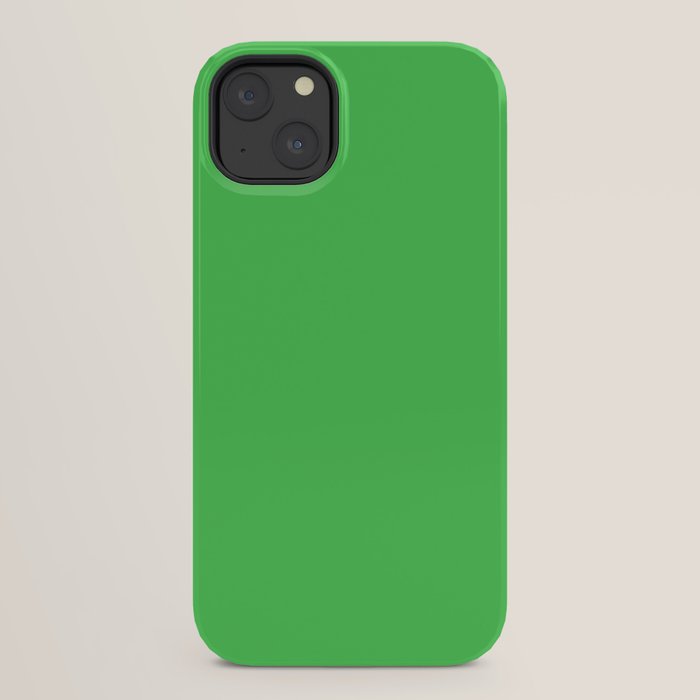 Solid Bright Kelly Green Color iPhone Case Gallery Image 22