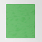 Solid Bright Kelly Green Color Throw Blanket Gallery Image 2