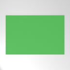 Solid Bright Kelly Green Color Welcome Mat Gallery Image 1