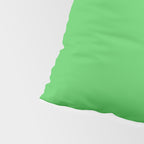 Solid Bright Kelly Green Color Pillow Sham Gallery Image 4