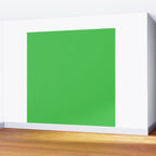 Solid Bright Kelly Green Color Wall Mural Gallery Image 2