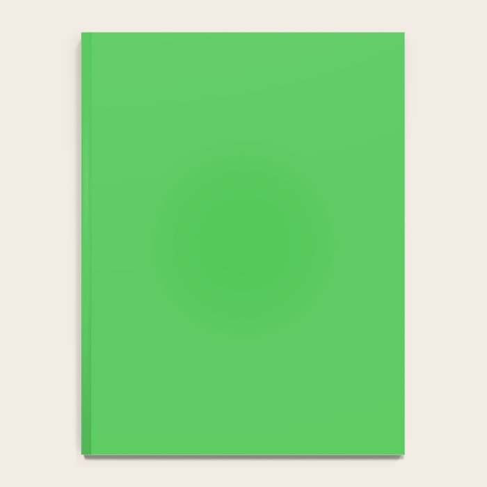 Solid Bright Kelly Green Color Notebook Gallery Image 4