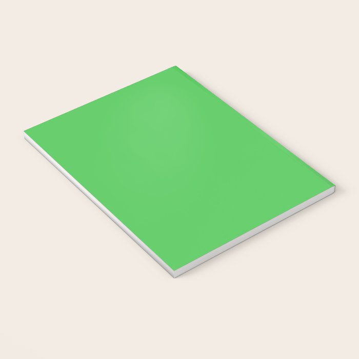 Solid Bright Kelly Green Color Notebook Gallery Image 3