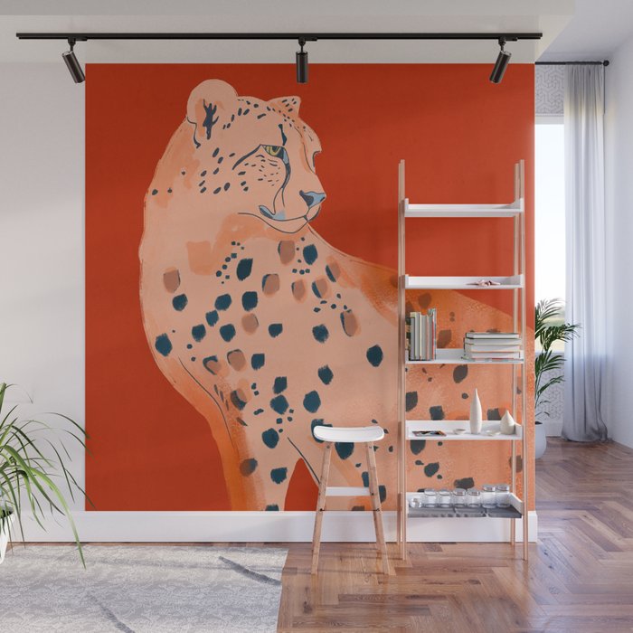 Cheetah 17 Wall Mural Gallery Image 1