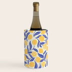 Lemon Orchard - blue and yellow Wine Chiller Gallery Image 1