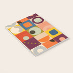 Vibrant Geometric Squares and Circles Pattern - Modern Craft Notebook Gallery Image 3