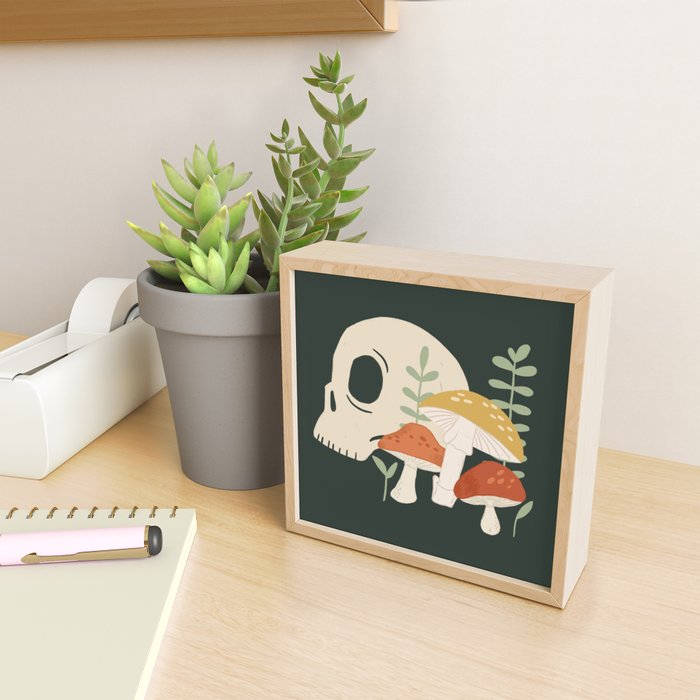 Death Mushrooms Mini Art Print Gallery Image 2