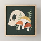 Death Mushrooms Mini Art Print Gallery Image 1