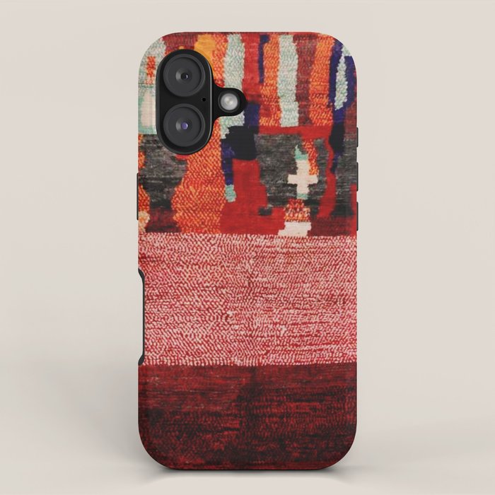 Beautiful Antique Moroccan Rug Print iPhone Case Gallery Image 1