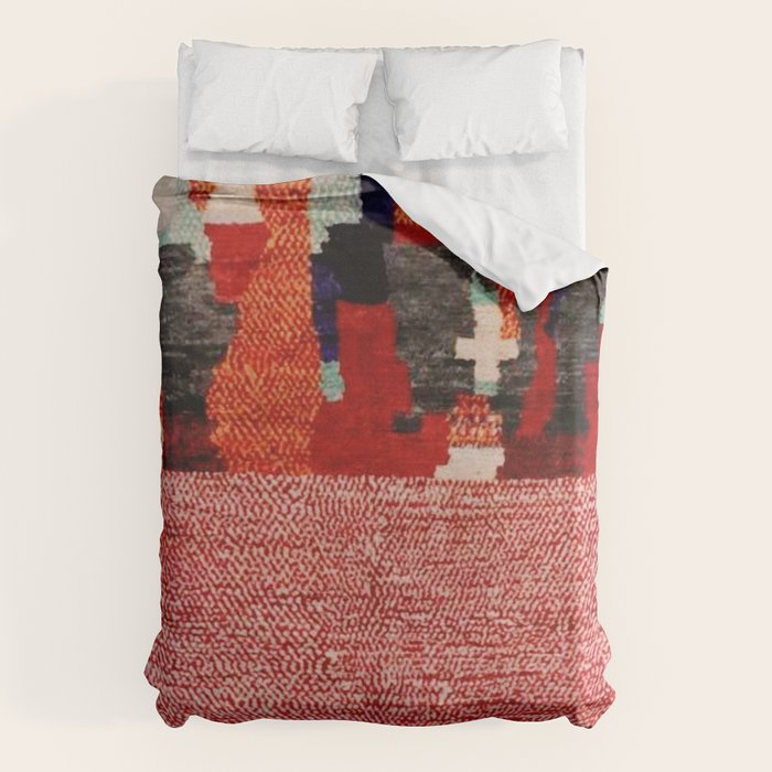 Beautiful Antique Moroccan Rug Print Duvet Cover Gallery Image 6