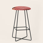 Beautiful Antique Moroccan Rug Print Stool Gallery Image 1
