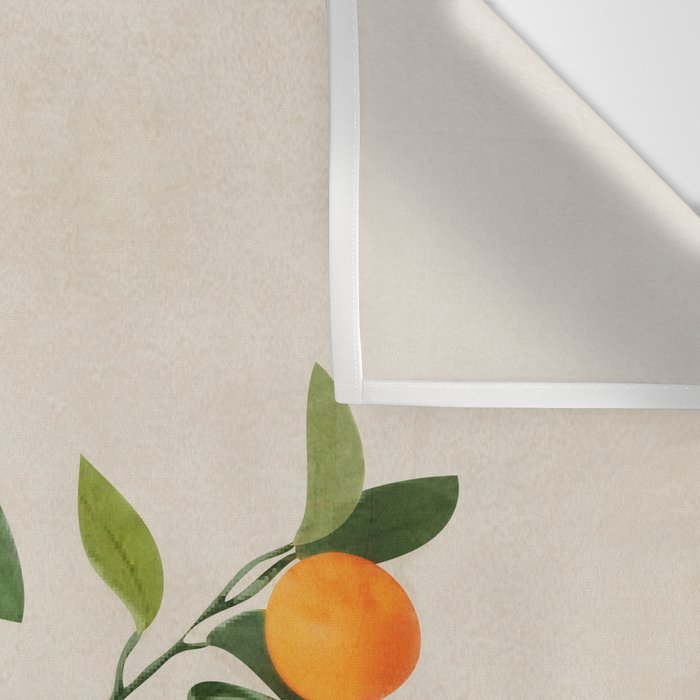  Orange Tree Branch in a Vase 01 Wall Tapestry Gallery Image 3